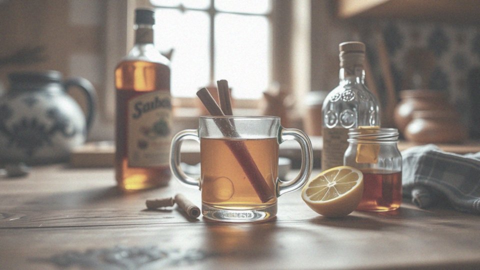 Jak przygotować drink 'Hot Toddy' na zimowe objawy przeziębienia?