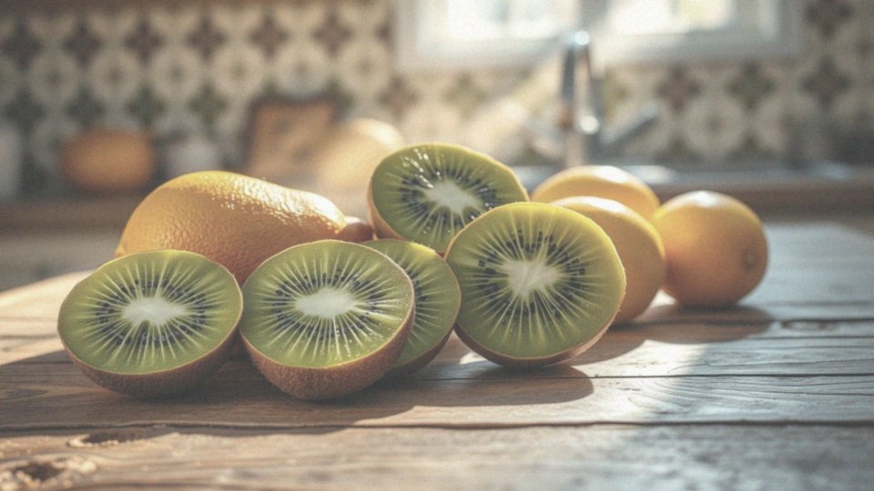 Jak kiwi wypada w porównaniu do cytrusów w zakresie witaminy C?
