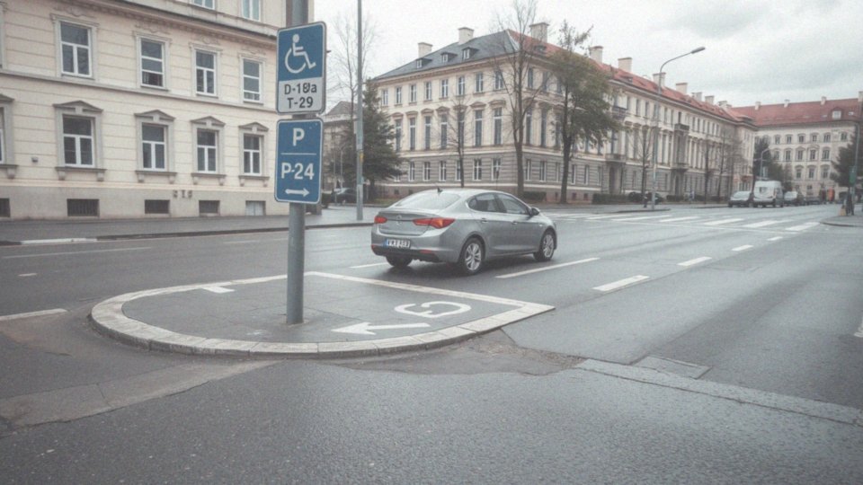 Co z miejscami parkingowymi dla osób niepełnosprawnych w pobliżu skrzyżowań?