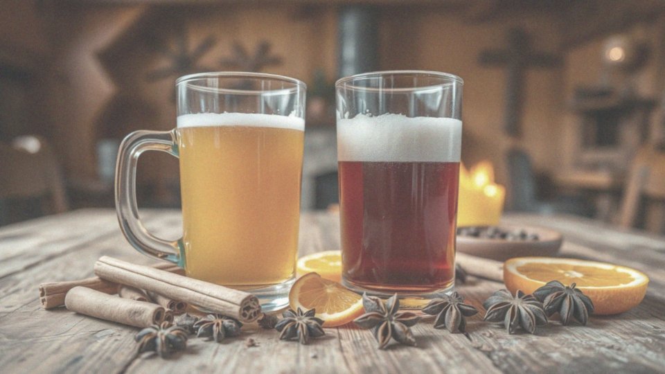 Jakie są różnice między jasnym a ciemnym piwem do grzańca?
