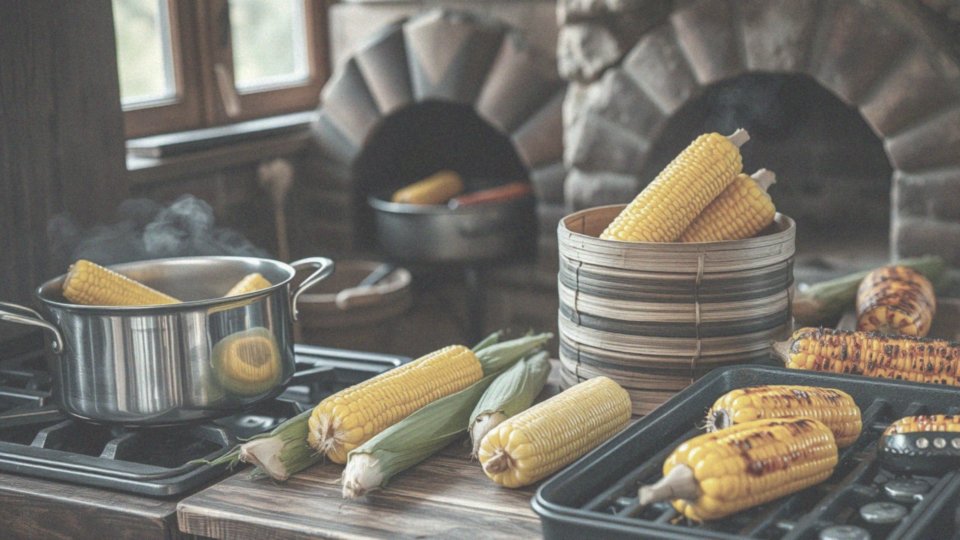Jakie metody gotowania kukurydzy można zastosować?