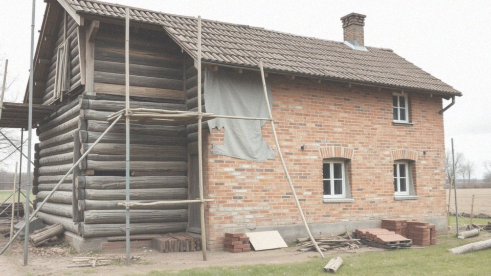 Jakie są etapy przebudowy domu drewnianego na murowany?