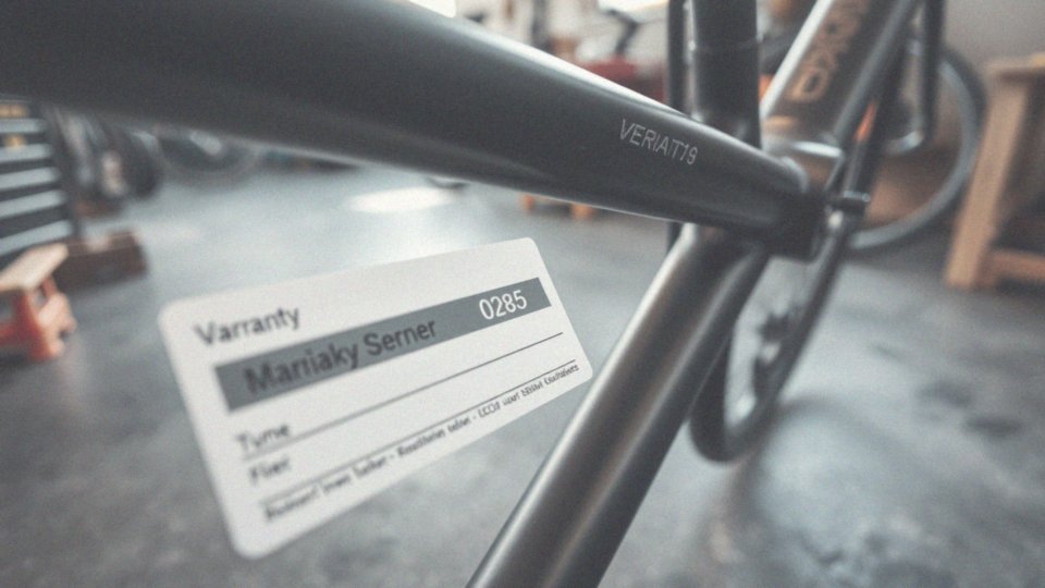 Jak numer ramy odnosi się do karty gwarancyjnej roweru?