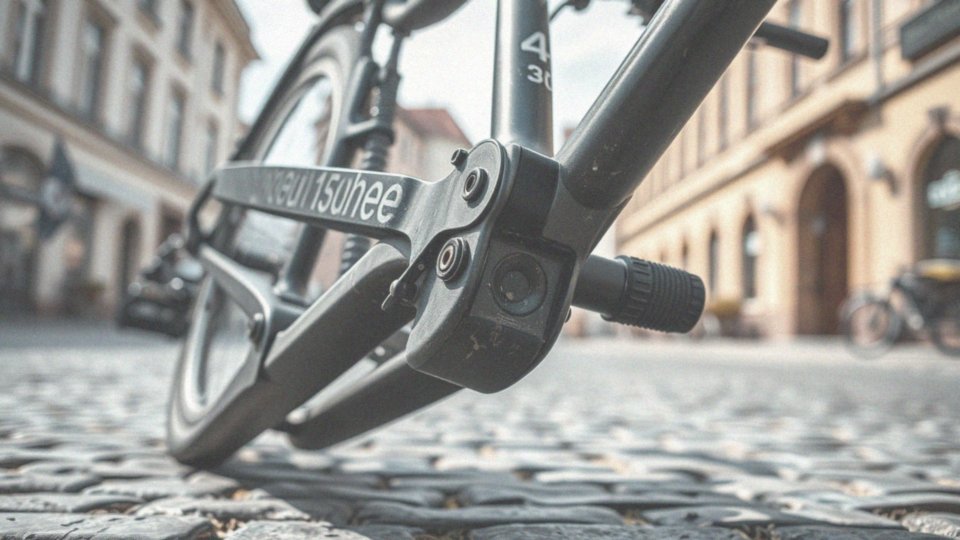 Czy numer ramy jest widoczny po obróceniu roweru?
