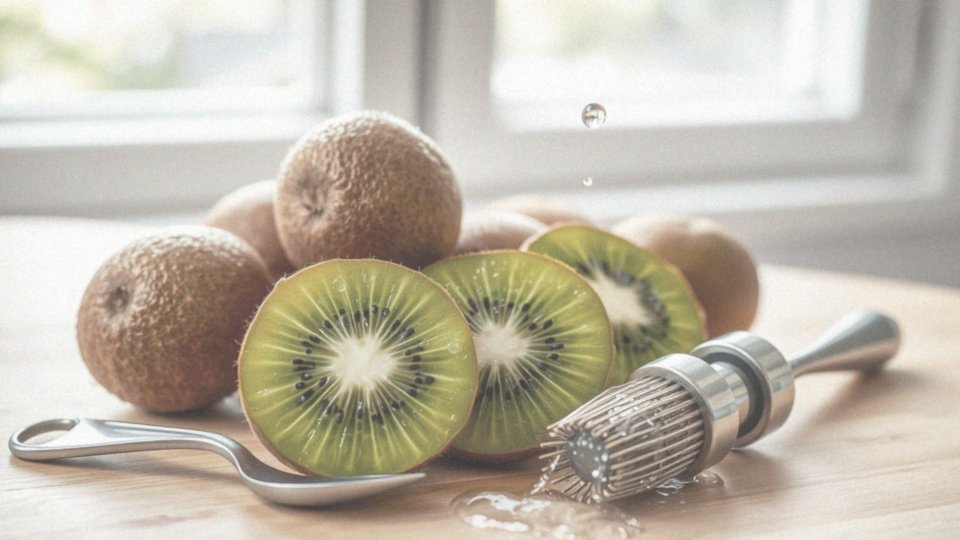 Czy mycie skórki kiwi jest ważne przed spożyciem?