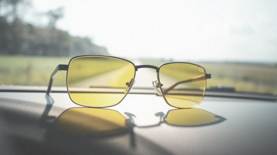 Jakie technologie wspierają bezpieczeństwo kierowców poprzez okulary z żółtymi soczewkami?