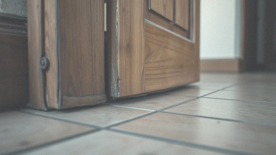 Jakie są oznaki, że drzwi wejściowe wymagają regulacji?